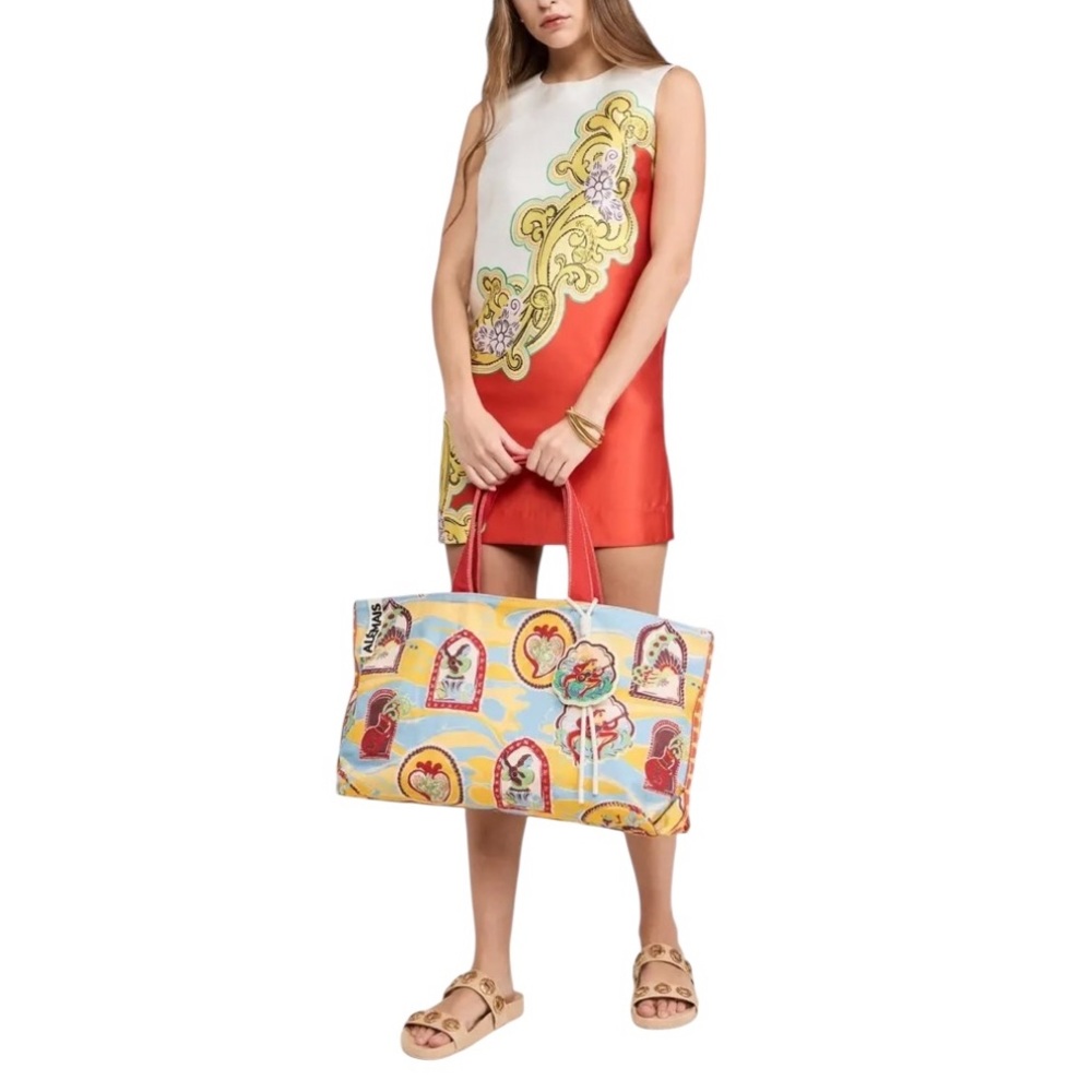 Alemais Emilio Beach Tote - multi. O/S. NWT. - Picture 2 of 7